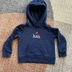 Kith Kids Blue Santa Hoodie